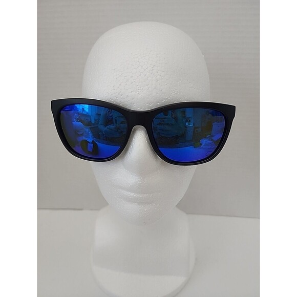 TYR Carolita HTS Blue/Black Mens Sport Polarized Sunglasses, New W/ Case & Cloth - Picture 1 of 16